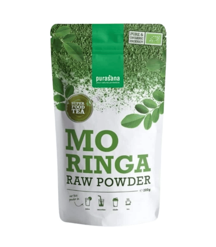 Purasana Moringa Poudre Bio Super Food Tea 200g Purasana Moringa Poudre Bio Super Food Tea 200g