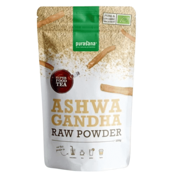 Purasana Ashwagandha Poudre Bio Super Food 100g