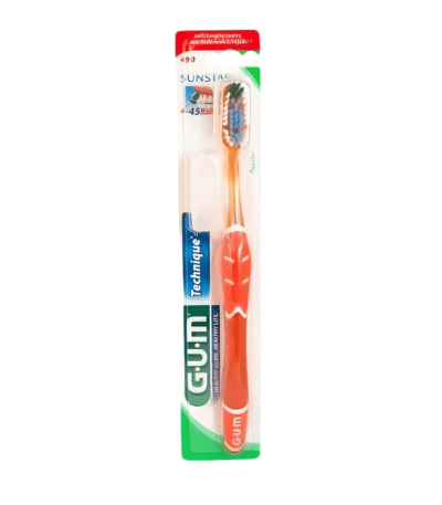 Gum Technique+ 491 Brosse à Dents Souple Compacte