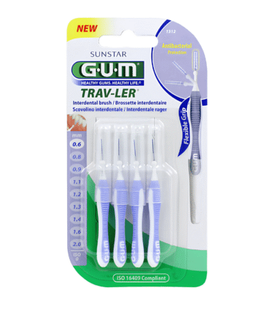 Gum Trav-ler 1312 Brossettes Interdentaires 0,6 mm