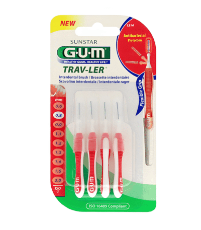 Gum Trav-ler 1314 Brossettes Interdentaires 0,8 mm