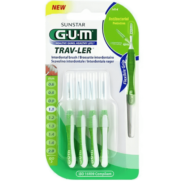 Gum Trav-ler 1414 Brossettes Interdentaires 1,1 mm