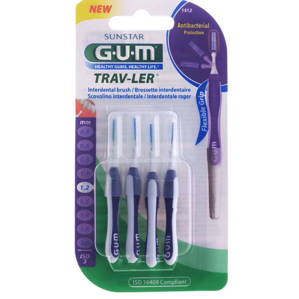 Gum Trav-ler 1512 Brossettes Interdentaires 1,2 mm