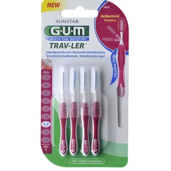 Gum Trav-ler 1612 Brossettes Interdentaires 1,4 mm
