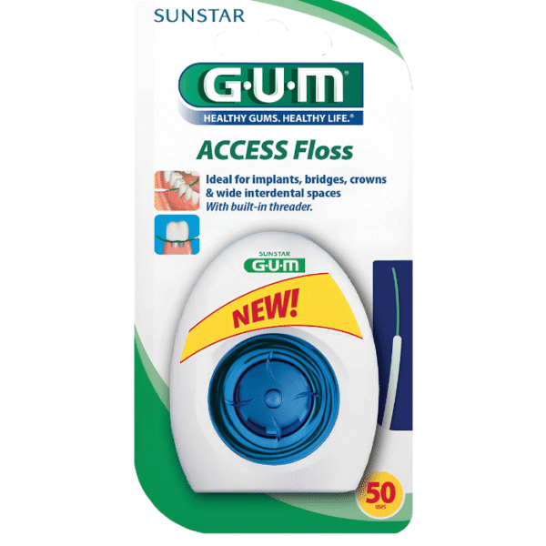 Gum Access Floss 3200 Fil Dentaire avec Passe-Fil