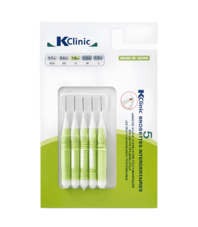 Kin Clinic Brossettes Interdentaires 1,0 mm pour Espaces Moyens à Larges 5 unités