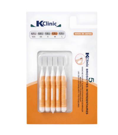 Kin Clinic Brossettes Interdentaires 1,2 mm pour Espaces Larges 5 unités