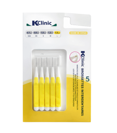 Kin Clinic Brossettes Interdentaires 1,5 mm pour Espaces Très Larges 5 unités