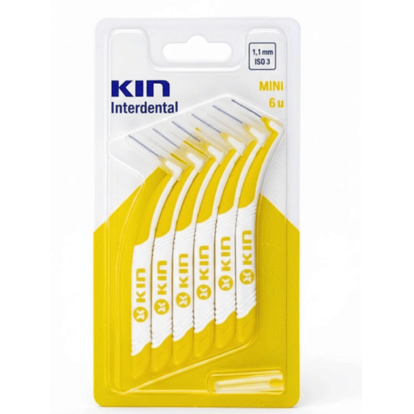 Kin Clinic Brossettes Interdentaires Mini 1,1 mm ISO 3 6 unités