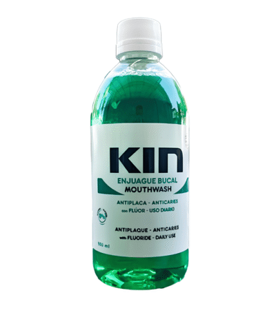 Kin Bain de Bouche Aloe Vera Anti-Plaque avec Fluor 500ml