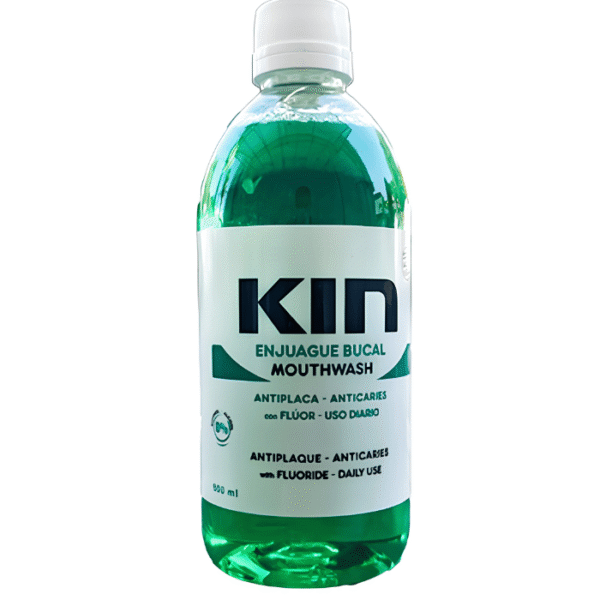Kin Bain de Bouche Aloe Vera Anti-Plaque avec Fluor 500ml