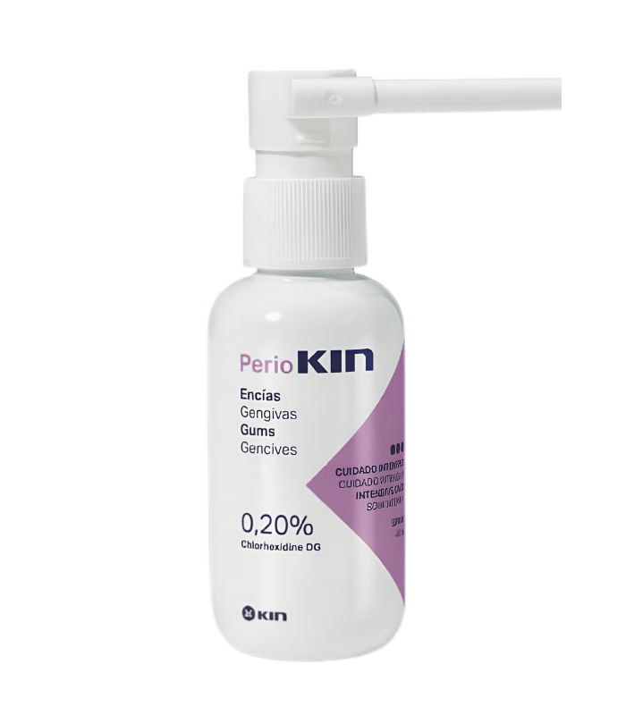Kin Perio Spray Buccal Gencives Chlorhexidine 0,2 % Soin Intensif 40ml Kin Perio Spray Buccal Gencives Chlorhexidine 0,2 % Soin Intensif 40ml