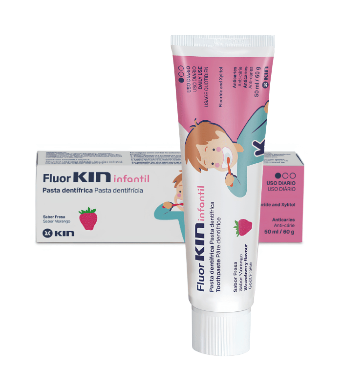 Kin Fluor Infantil Dentifrice Enfant Anti-Caries Goût Fraise 50ml Kin Fluor Infantil Dentifrice Enfant Anti-Caries Goût Fraise 50ml