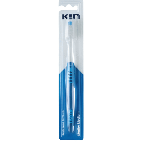 Kin Brosse à Dents Medium avec Capuchon pour Brossage Quotidien 1 unité