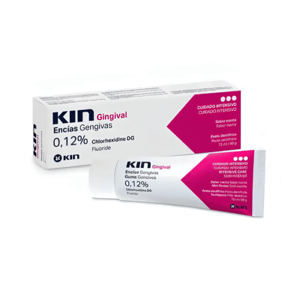 Kin Gingival Dentifrice Gencives Chlorhexidine 0,12 % Soin Intensif 75ml