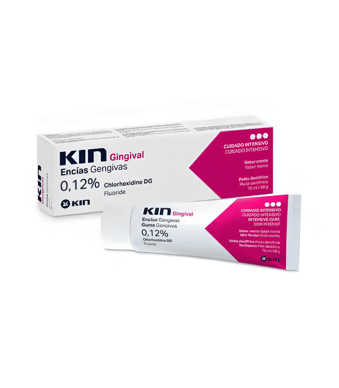 Kin Gingival Dentifrice Gencives Chlorhexidine 0,12 % Soin Intensif 75ml Kin Gingival Dentifrice Gencives Chlorhexidine 0,12 % Soin Intensif 75ml