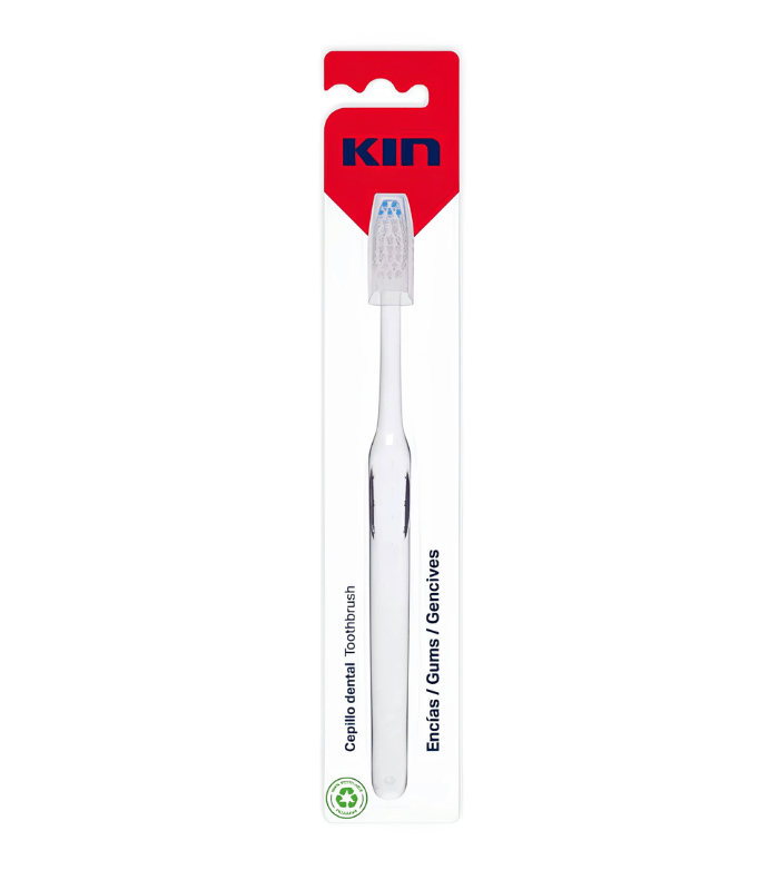 KIN Brosse à Dents Gencives avec Capuchon pour Massage Doux – 1 unité KIN Brosse à Dents Gencives avec Capuchon pour Massage Doux – 1 unité