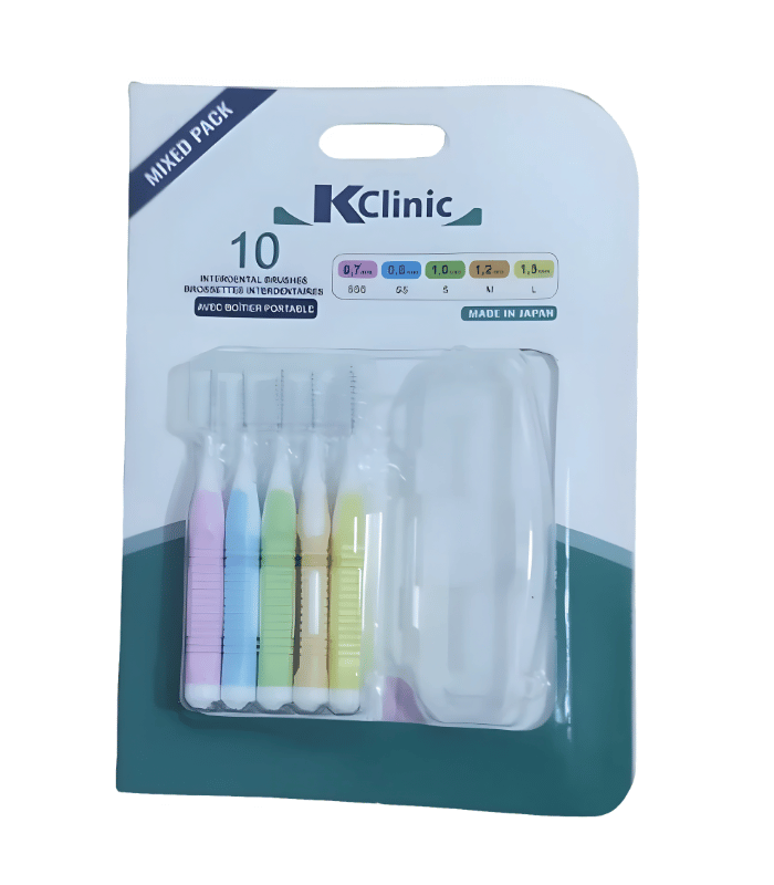 Kin Clinic Brossettes Interdentaires Mixte avec Boîtier Portable 10 unités Kin Clinic Brossettes Interdentaires Mixte avec Boîtier Portable 10 unités