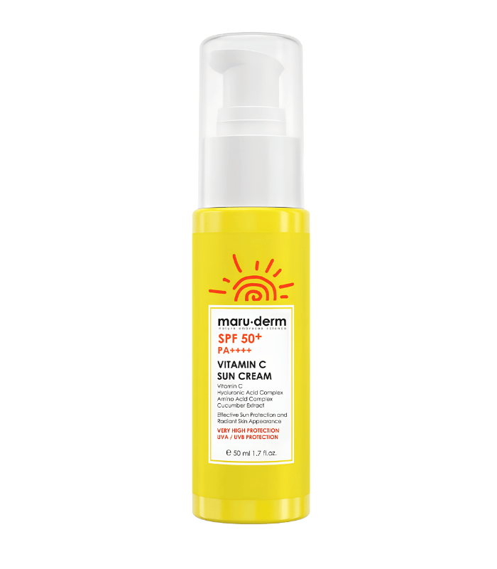 Maru.derm Crème Solaire Éclat à la Vitamine C SPF 50+ PA++++ 50ml