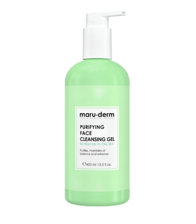 Maru.derm Gel Nettoyant Visage Purifiant pour Peaux Normales à Grasses 400 ml