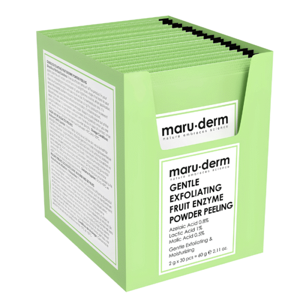 Maru.derm Peeling Doux Exfoliant aux Enzymes de Fruits – 30 Sachets 60g