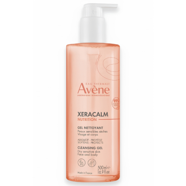 Avène XeraCalm Nutrition Gel Nettoyant Peaux Sensibles Sèches 500ml
