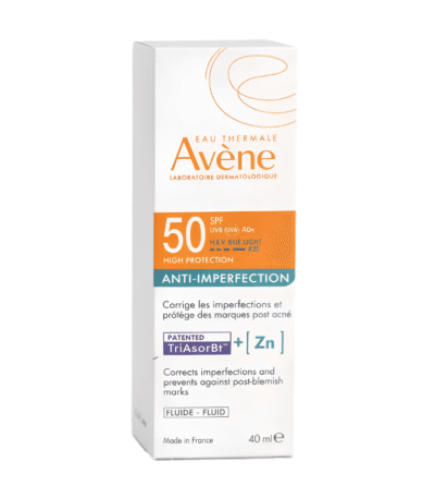 Avène Fluide Solaire Anti-Imperfections SPF50+ Très Haute Protection 40ml