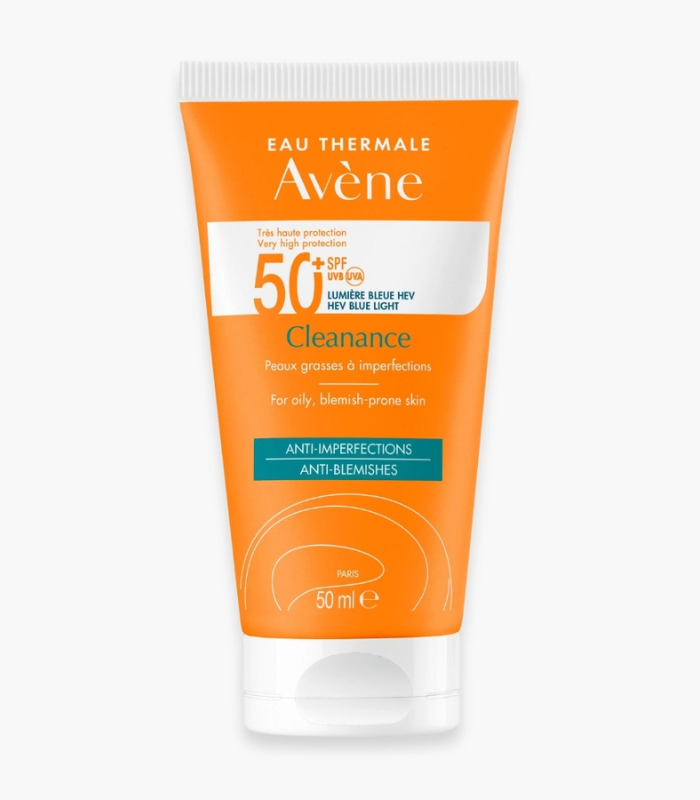 Avène Cleanance Solaire Anti-Imperfections SPF50+ Peaux Grasses 50ml