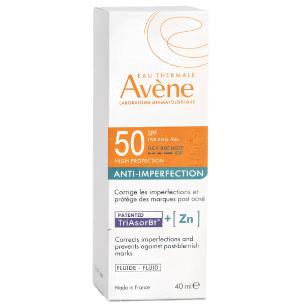 Avène Fluide Solaire Anti-Imperfections SPF50+ Très Haute Protection 40ml