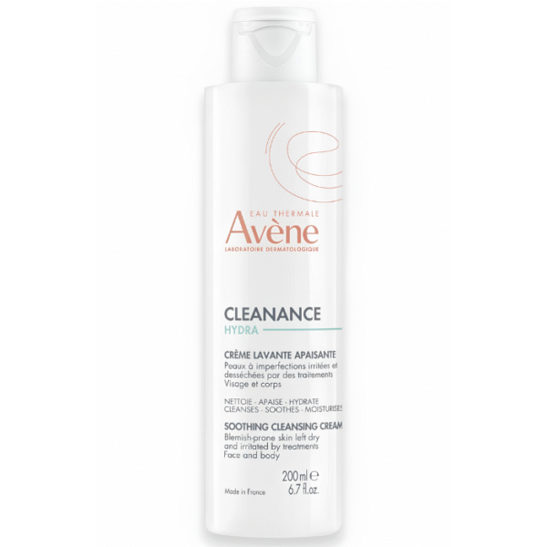 Avène Cleanance Hydra Crème Lavante Apaisante Peaux Sensibles et Desséchées 200ml