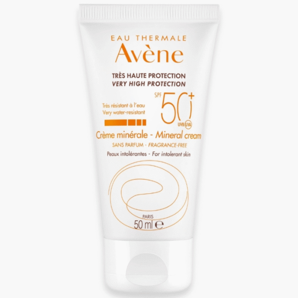 Avène Crème Solaire Minérale SPF50+ Peaux Intolérantes 50 ml