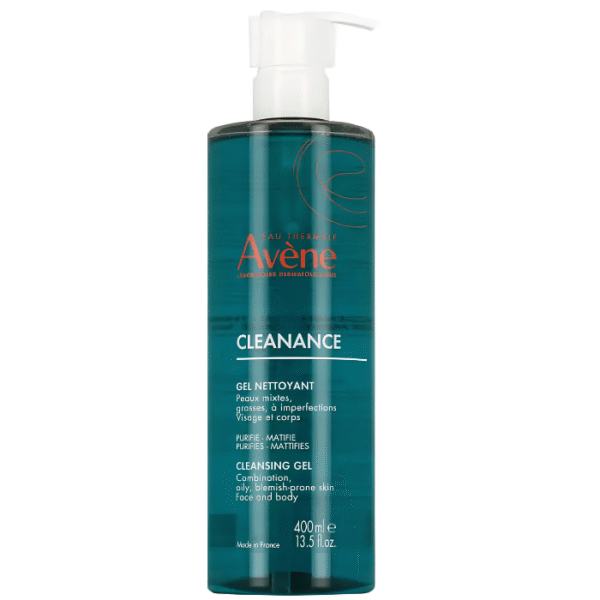 Avène Cleanance Gel Nettoyant Purifiant Peaux Mixtes à Grasses 400ml