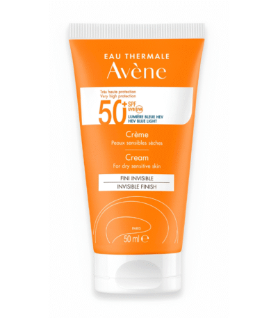 Avène Crème Solaire SPF50+ Fini Invisible Peaux Sèches et Sensibles 50ml