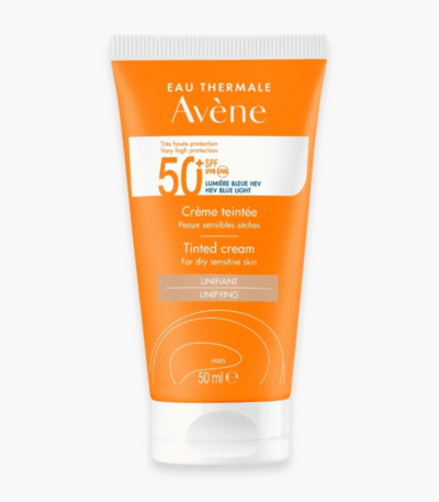 Avène Crème Solaire Teintée Unifiante SPF50+ Peaux Sèches et Sensibles 50ml