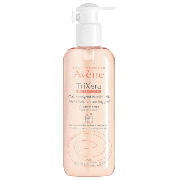 Avène TriXera Nutrition Gel Nettoyant Nutri-Fluide Visage et Corps 400ml