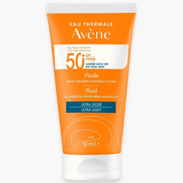 Avène Fluide Solaire Ultra-Léger SPF50+ Peaux Normales à Mixtes 50ml