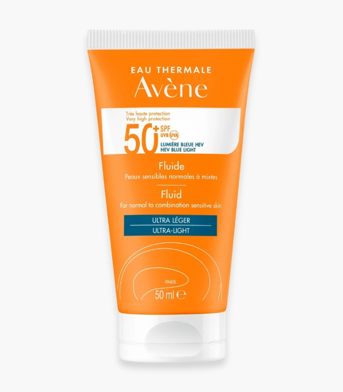 Avène Fluide Solaire Ultra-Léger SPF50+ Peaux Normales à Mixtes 50ml