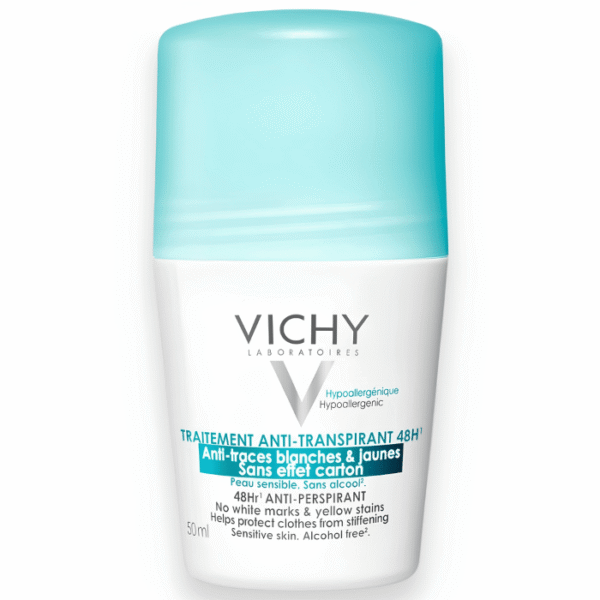 Vichy Déodorant Roll-On Anti-Transpirant 48H Anti-Traces 50ml
