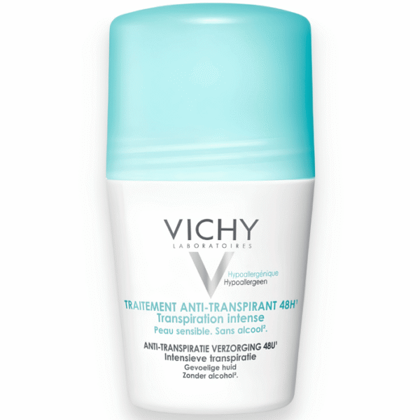 Vichy Déodorant Roll-On Anti-Transpirant Intense 48H Peaux Sensibles 50ml