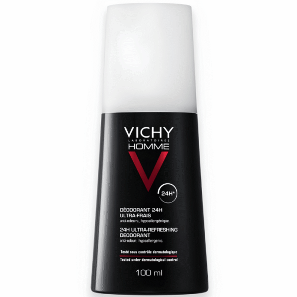 Vichy Homme Déodorant Aérosol Ultra-Frais 24H 100ml