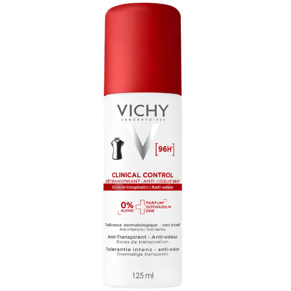 Vichy Clinical Control Déodorant Aérosol Anti-Transpirant 96H Femme 125ml