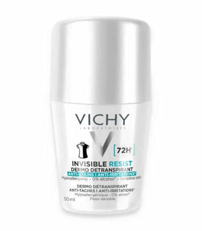 Vichy Invisible Resist Déodorant Roll-On Anti-Transpirant 72H Anti-Traces 50ml