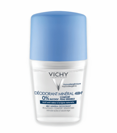 Vichy Déodorant Minéral Roll-On 48H Peaux Sensibles 50ml