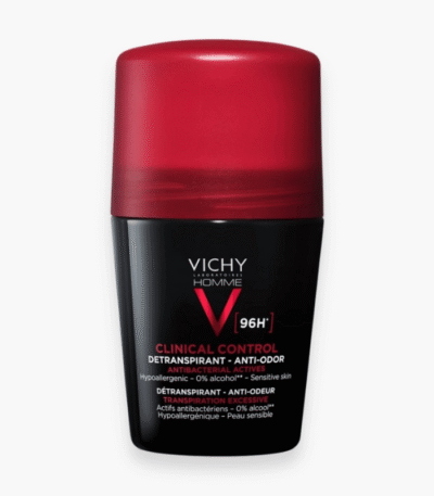 Vichy Homme Clinical Control Déodorant Roll-On Anti-Transpirant 96H 50ml